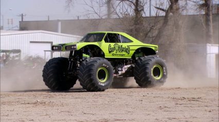 Crushing a 2015 Hellcat with the Gas Monkey Garage monster truck