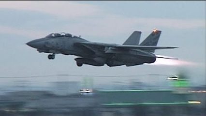 F-14 TOMCAT Full Afterburner Take off back in 1996