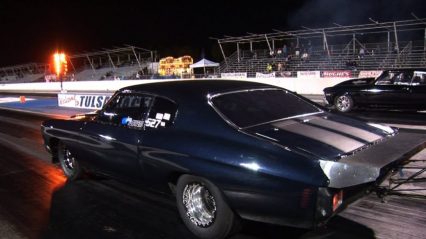 LS swapped Chevelle does massive 300ft wheelstand