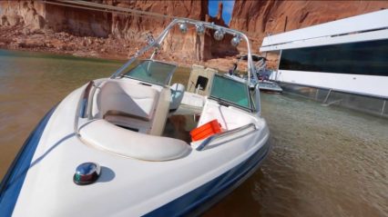 Sunken boat repair for under $20 on the water