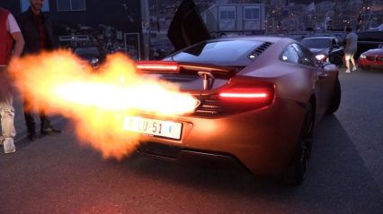 These McLaren owners use their MP4-12Cs as Cigarette lighters!!