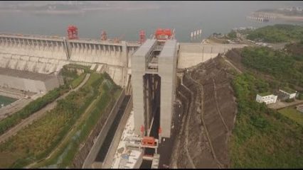 World’s largest ship elevator officially opens at Three Gorges Dam in Central China