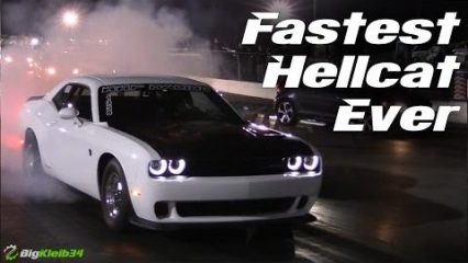 1000+ HP Nitrous Hellcat Becomes Fastest Ever