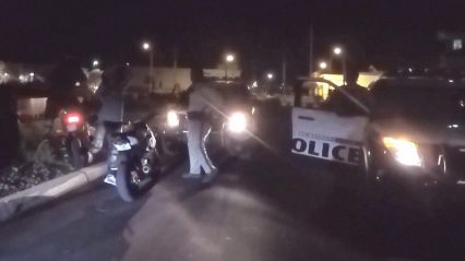 Bike vs Cops, GROM 125 Hits Biker Running From Police