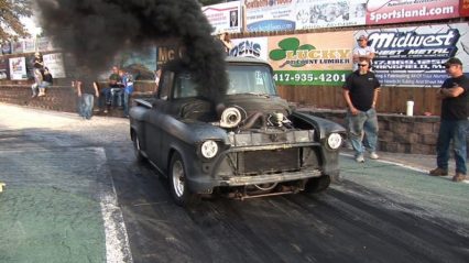 Diesel Swapped 1956 Chevy Truck Is One Bad Rat Truck