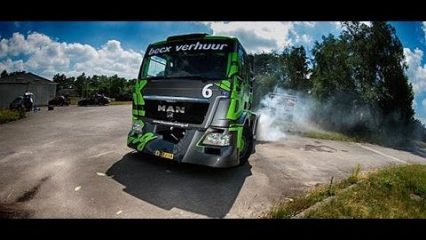 Drifting Semi Trucks is a real thing and it is awesome!