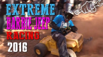 EXTREME Barbie Jeep racing 2016 RBD