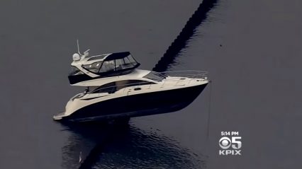 1.7 Million Dollar Yacht Crashes in Oakland Outer Harbor