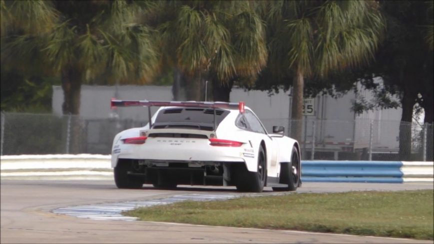 New 911 RSR GT LeMans Porsche Testing at Sebring