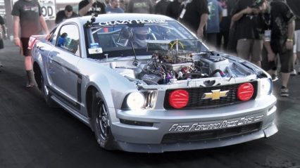Nitrous Powered Ford Mustang Named “Crazy Horse” Hauls Ass!