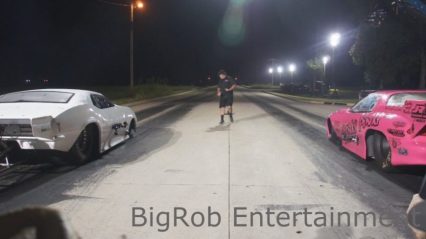 Street Outlaws, Big Chief in the Crowmod vs The Stinky Pinky Promod