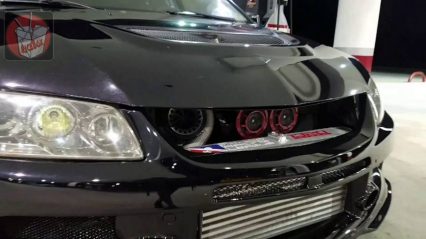 The Ricebox Evo Takes Out Corvettes in the Streets