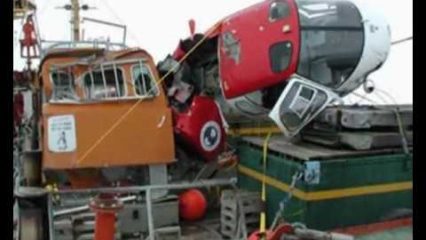 Things go horrible for this Helicopter pilot! Bad crash on a ship!