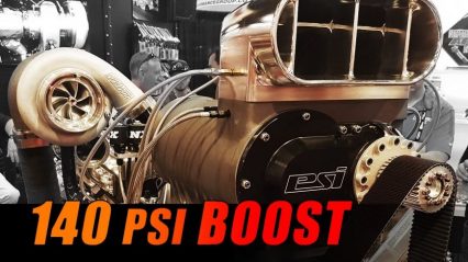 This badass 3500hp Billet Duramax can handle 140 pounds of boost