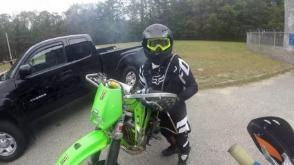 This guy found the dude that stole his dirtbike, confronts him and gets his bike back!