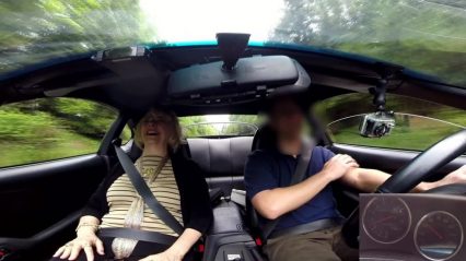 This mom’s reaction in a Supra is classic – She can’t stop laughing