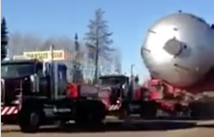 Heavy Load Takes 6 SEMI Trucks To Move This Massive Machine