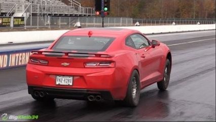 Brand Spanking New Camaro Sprayed Down with Nitrous!