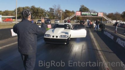 Chuck from Street Outlaws testing the Deathtrap on Big tires