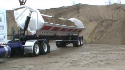 Dirt Unloading Made Easy With This New Side Dump Trailer Design