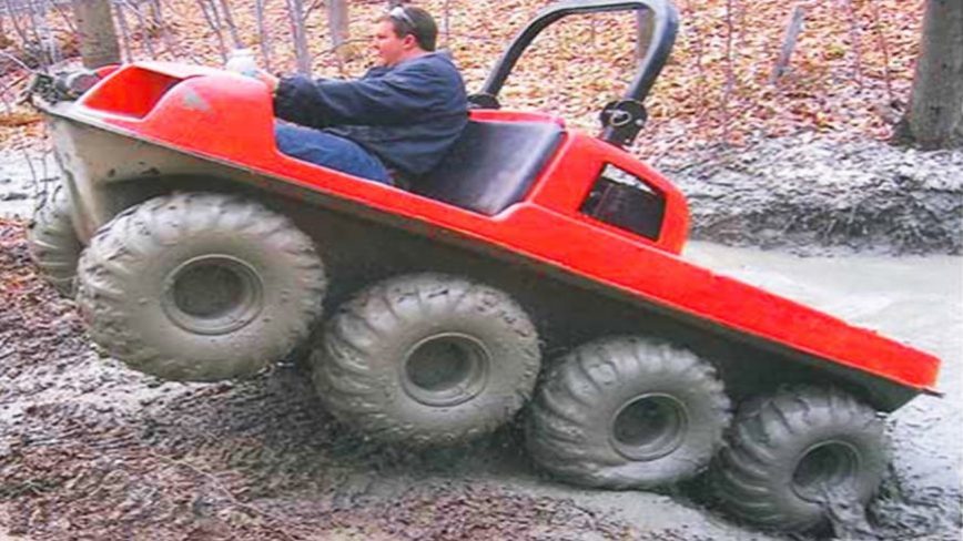 Extreme 8x8 and 6x6 All-Terrain Vehicles in Mud, Snow and Water
