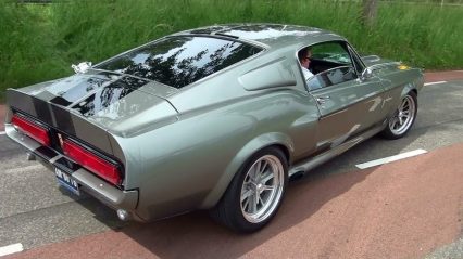 Ford Mustang Shelby GT500 Eleanor Get’s Loose Leaving Car Show
