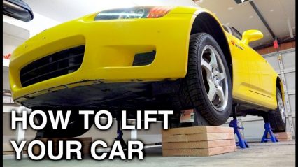 How To Completely Lift A Car On All Four Jack Stands