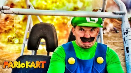 Mario Kart in Real Life – Luigi Death Stare!