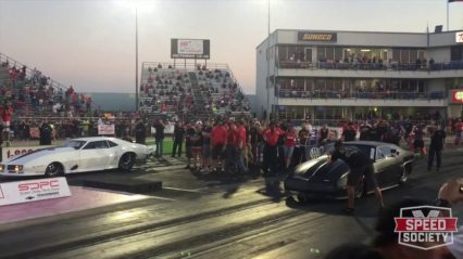 Street Outlaws Big Chief In The Crowmod vs Jeff Lutz In Mad Max