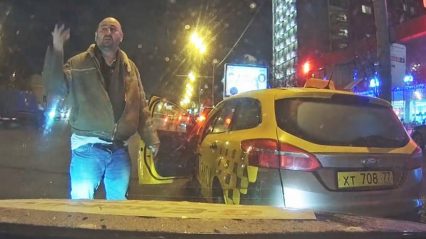 Taxi Driver Blames Accident on Camera Car… Insurance Fraud?
