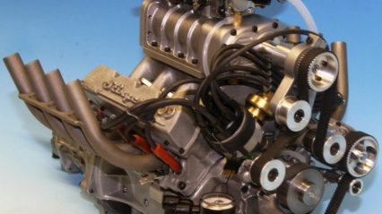 These guys build a full blown miniature V8 engine!