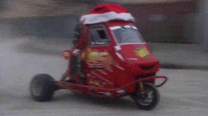 This Engine Swapped Tricked Out Trike is Ready For Christmas