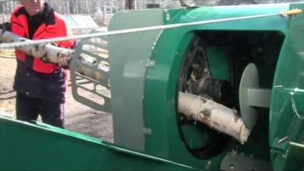 This wood cutting machine will destroy just about anything