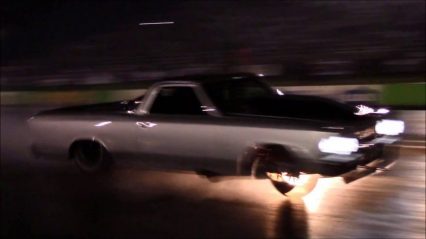 Twin Turbo El Camino Backfire at American Outlaws Live