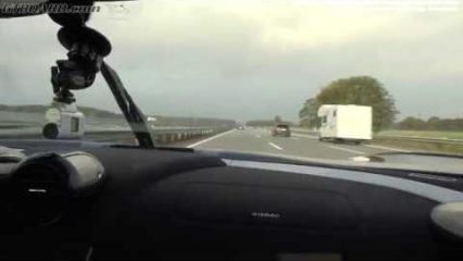 Watch The Koenigsegg Agera R hit 220 mph on the Autobahn