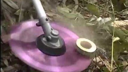 Weed Whacker + Circular Saw Combo… Is This Real Life?