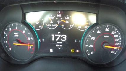 With only 23 miles on the clock John Hennessey takes the new Camaro ZL1 to 173mph!