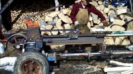 Wood Splitting Made Easy: The Kinetic Log Splitter
