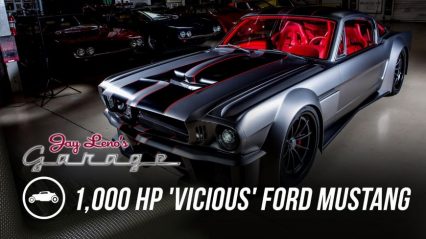 $1 Million; 1,000 HP “Vicious” 1965 Ford Mustang with Twin Turbos & A Supercharger!