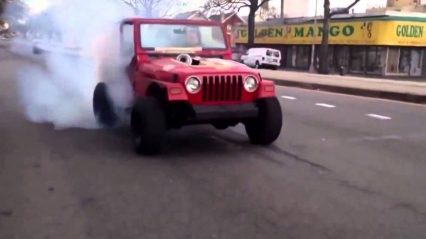 2JZ Swapped Jeep With a Massive Turbo… Why? Because They Can!