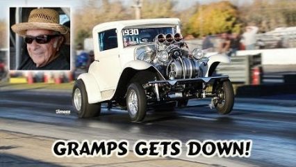 74 Year Old Gearhead Pilots this 540 Big Block Alky Injected 1930 Chevy