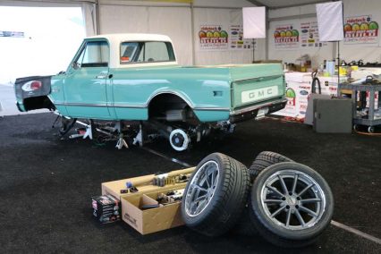 Under The Gun: Ridetech Builds Custom C10 During Barrett-Jackson