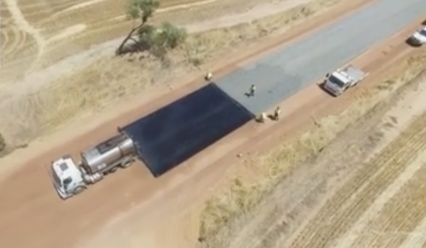 Is this the Fastest Way to Pave a Road?