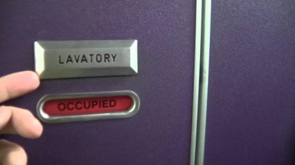 A Secret Lavatory Door Trick on All Airliners!