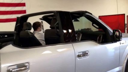 Convertible F -150  lets you feel the wind in your hair