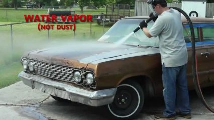 Dustless Blasting Strips a ’63 Chevrolet Impala in Under 1 Hour!