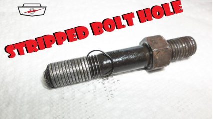 Quickly Fix a Stripped Aluminum Bolt Hole