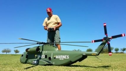 RC Gone Way Too Far – 47lb Turbine, 93,000 RPM Helicopter
