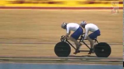 Speed Tandem Bike Racing Takes a Turn For The Worse