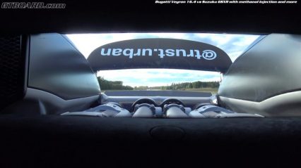 Suzuki GSX-R 1000 with methanol vs Bugatti Veyron 16.4 “Dutchbugs”